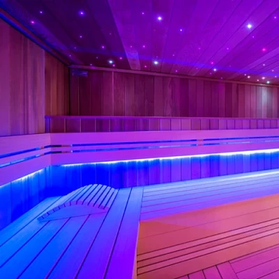 LED Lente saunai un pirtij 2835, RGB, IP68, 24V, 14W