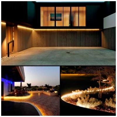 LED Mitrumizturīga lenta COB 3000K, IP66, 12V, 14W