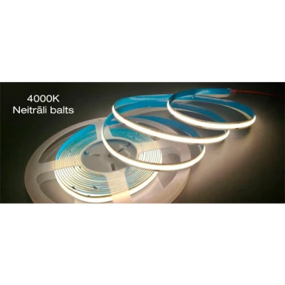 LED лента COB 4000K, IP20, 24V, 14W, free cut