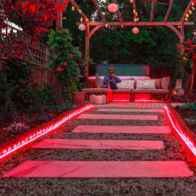 LED Mitrumizturīga lenta sarkana, IP68, 12V, 12W, SMD5050