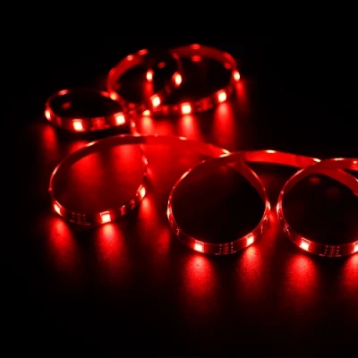 LED Mitrumizturīga lenta sarkana, IP68, 12V, 12W, SMD5050
