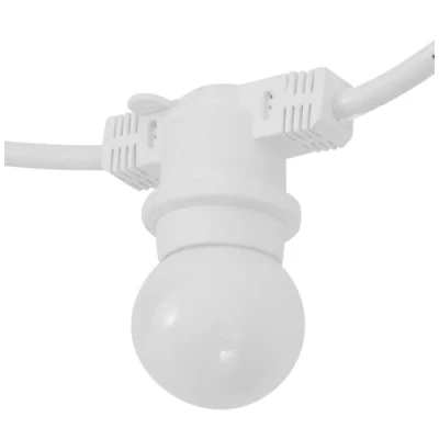 Komplekts LED āra dārza 100m virtenes dārzam un terasēm ar E27 spuldzēm