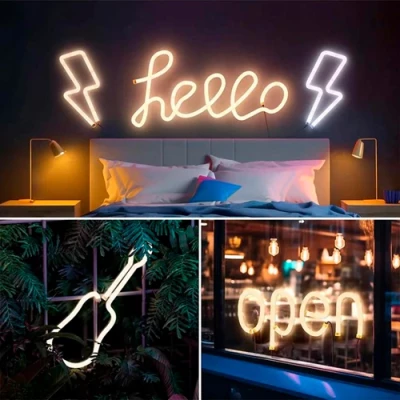 LED неоновая лента 3m, 3000K, IP67, 24V, 20W/m, NEON FLEX, Professional