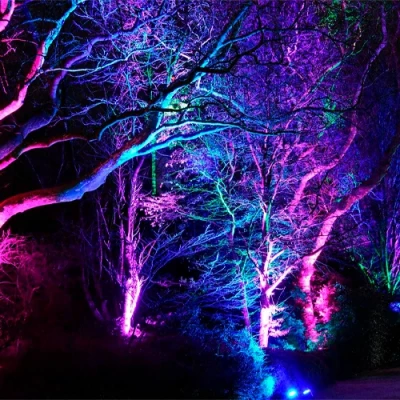 LED умный садовый и фасадный светильник 6Вт, RGB+CCT, IP66