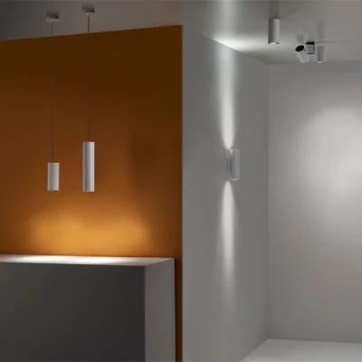 Virsapmetuma sienas gaismeklis - armatūra PIPE, excl. 2xGU10, max 16W