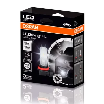 LED bulbs H8/H11/H16, 8W, 6000K, 12V, LEDriving FL series
