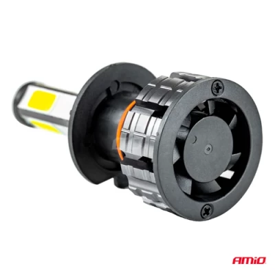 LED spuldzes H7, 38W, 6500K, 12-24V, COB sērija