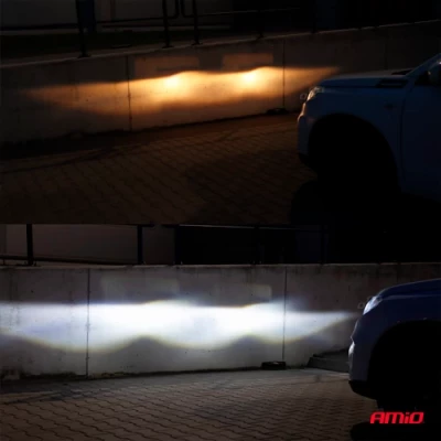 LED spuldzes H8/H9/H11, 38W, 6500K, 12-24V, COB sērija