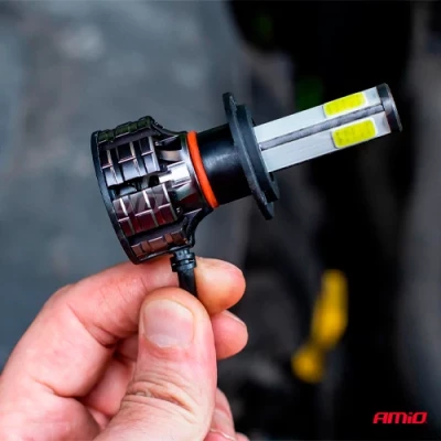 LED spuldzes H8/H9/H11, 38W, 6500K, 12-24V, COB sērija