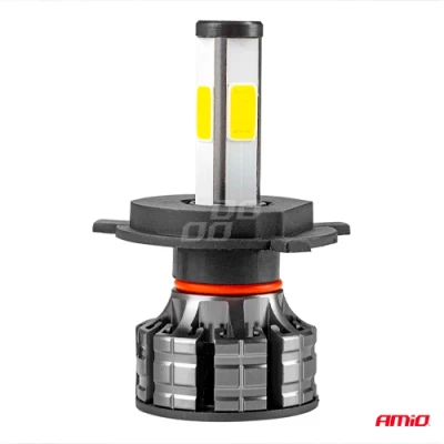 LED spuldzes H4, 38W, 6500K, COB sērija