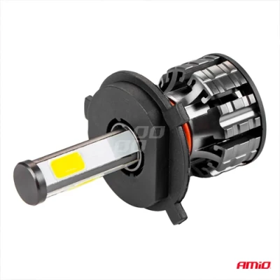 LED spuldzes H4, 38W, 6500K, COB sērija