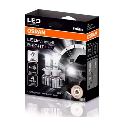 LED spuldzes H7/H18, 19W, 6000K, 12V, LEDriving HL BRIGHT sērija