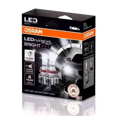 LED лампы H8/H11/H16/H9, 19W, 6000K, 12V, LEDriving HL BRIGHT серия