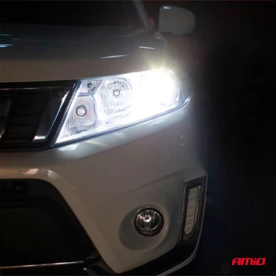 LED spuldzes H7/H18, 40W, 6000K, 12-24V, FLEX+ Lens sērija