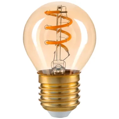 LED Spuldze E27, G45, 3W, 2500K, 200Lm, 360°