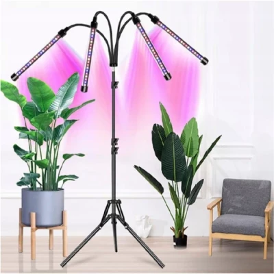 LED Fito gaismeklis augiem un stādiem ar pulti, 14W, IP54, 4x20 LED