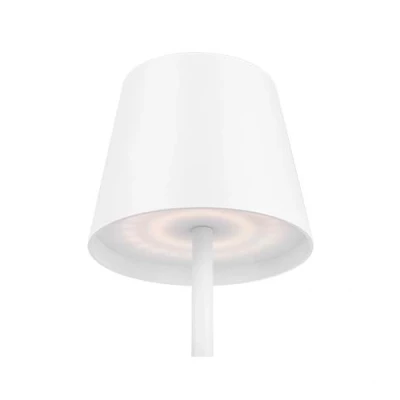 LED Uzlādējama galda lampa SOLIO, 3W, 4000K, IP20, balts