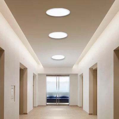 LED Ūdensizturīgs gaismeklis 32W, 3CCT, 3840Lm, IP44, Ø 400 x 25 mm