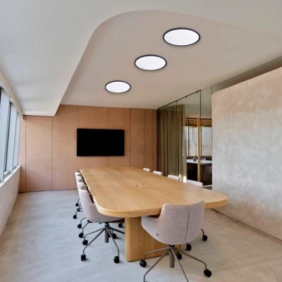 LED Ūdensizturīgs gaismeklis 50W, 3CCT, 6000Lm, IP44, Ø 600 x 27 mm