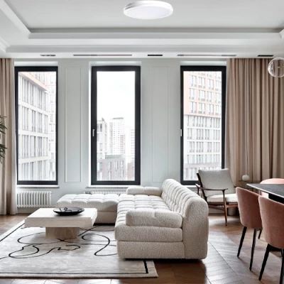 LED Ūdensizturīgs gaismeklis 40W, 3CCT, 4800Lm, IP65, Ø 400 x 55 mm