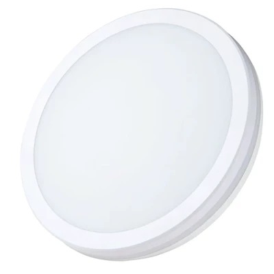 LED Ūdensizturīgs gaismeklis ar PIR kustības sensoru 40W, 3CCT, 4800Lm, IP65, Ø 400 x 55 mm