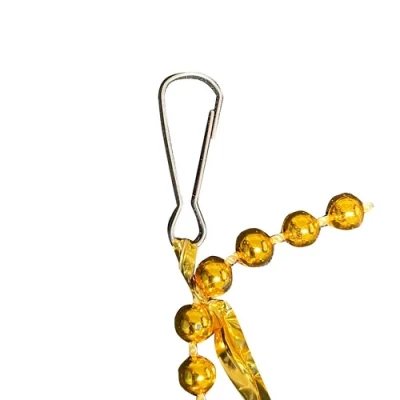 Ziemassvētku rotājums - Ziemassvētku vecītis uz virves ar melodiju, 3xAAA, 100cm