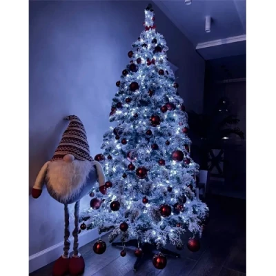 Ziemassvētku iekštelpu un ārtelpu virtene vara stieple 3xAA, 5m, balta, 50LED, IP20