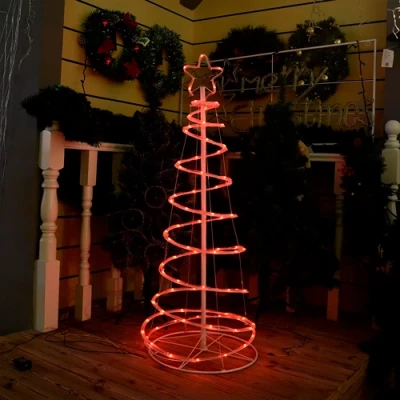 Spīdošā Ziemassvētku eglīte 1.8m, daudzkrāsaina, 8.1W, 135 LED