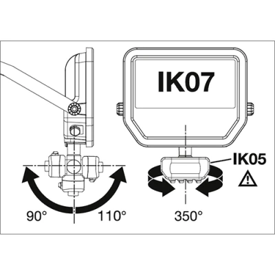 Āra LED prožektors ar sensoru 41W,27W, 4000K, IP65, 4000,6000Lm, FLOODLIGHT SENSOR 50