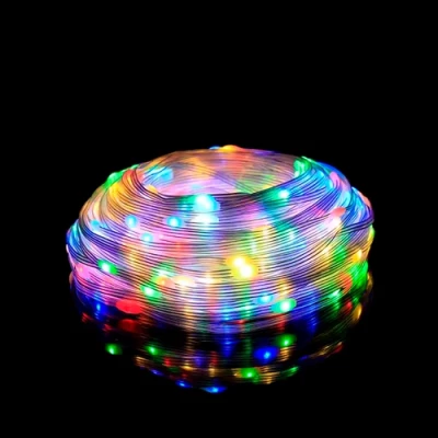 Ziemassvētku iekštelpu un ārtelpu virtene vara stieple ar pulti 30m, daudzkrāsaina, USB, 300LED, IP44