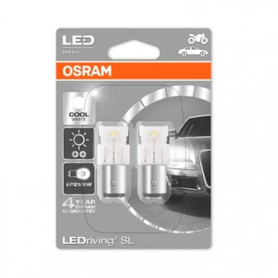 LED лампы P21/5W, 1.7W, 6000K, серия LEDriving SL