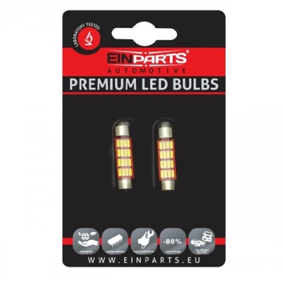 LED лампы C10W, 6000K, CANBUS