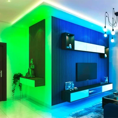 LED Daudzkrāsaina spuldze ar pulti GU10, 2.9W, RGB+2700K, 230Lm, 120°