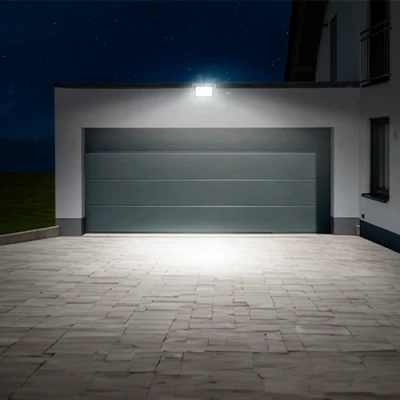 LED Mitrumizturīgs āra prožektors ar kustības sensoru 50W, 5000Lm, 4000K, IP65