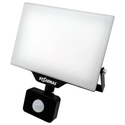 LED Moisture-resistant outdoor floodlight with motion sensor 50W, 5500Lm, 4000K, IP65
