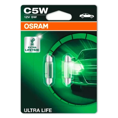 Галогенные лампы C5W, 5W, 12V, 45Lm, ULTRA LIFE серия