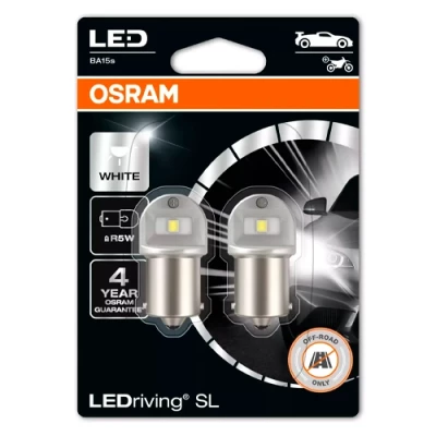 LED spuldzes R10W, 1W, 12V, 6000K, LEDriving SL sērija