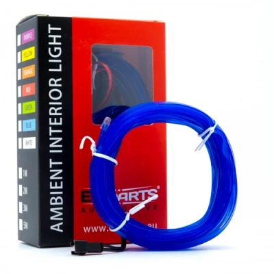 Auto salona apgaismojuma LED lente, 5m, zila, 12V, EPAL5M