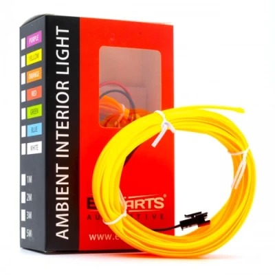 LED strip for car interior lighting, 5m, yellow, 12V, EPAL5M