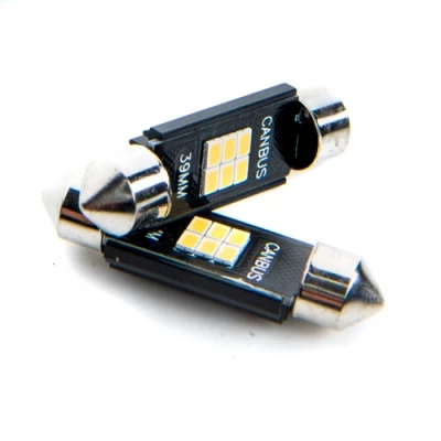 LED spuldzes C10W, 5000K, 9-16V