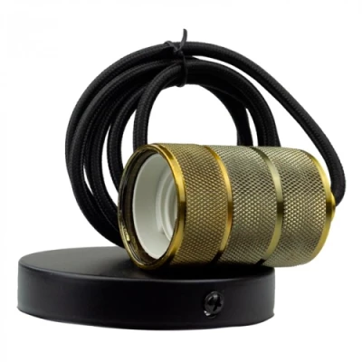 Piekaramais gaismeklis ar 2m vadu, excl. E27, max 60W, IP20