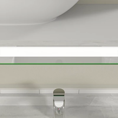 LED spogulis PANDORA, 80 x 60 cm, 2700-6500K, 15W, 1964Lm, IP44