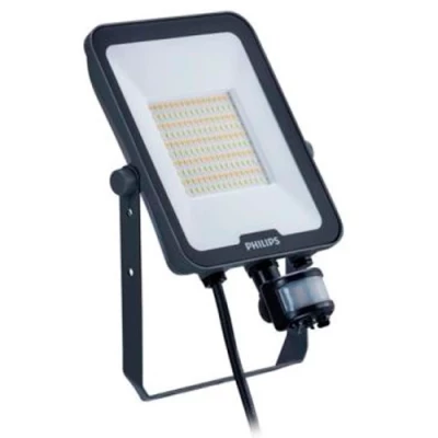 LED Outdoor floodlight with sensor 50W, 5500-6000lm, Warm - neutral - cold white, IP65, IK07
