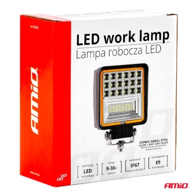 Additional automotive work lights AWL12, 9-36V, 6000-6500K, IP67