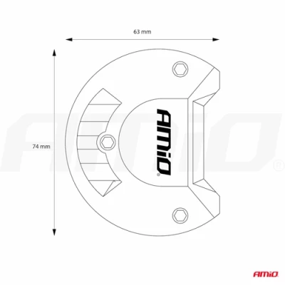 Papildu auto darba gaismas lukturis AWL20, 9-36V, 6000-6500K, IP67