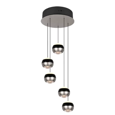 Pendant light ORBIT, 5x8W, 5x960lm, 2300+3000+4000K