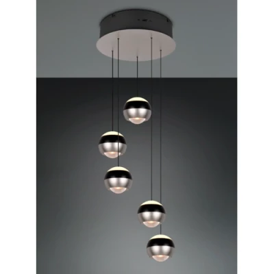 Pendant light ORBIT, 5x8W, 5x960lm, 2300+3000+4000K