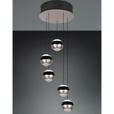 Pendant light ORBIT, 5x8W, 5x960lm, 2300+3000+4000K