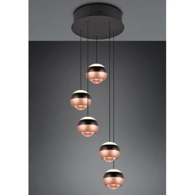 Piekaramā lampa ORBIT, 5x8W, 5x960lm, 2300+3000+4000K