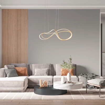 Piekaramā lampa NALA, 57W, 6800lm, 2300+3000+4000K